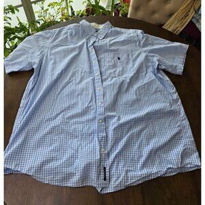 Polo Ralph Lauren Men 3XLT Button-Down Shirt Short Sleeve Boxes Cotton Blake